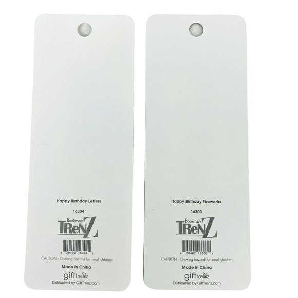 2 Bookmarks‎ 3D Happy Birthday Bookmarks Lenticular - Picture 6 of 6